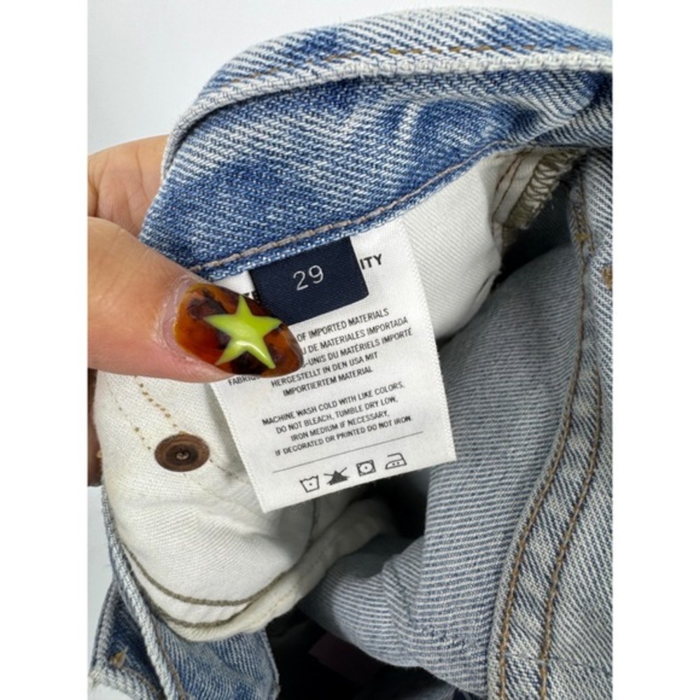 Citizens of Humanity Horseshoe Jeans Savanh Distressed Blue Denim Size 29 - Picture 7 of 8